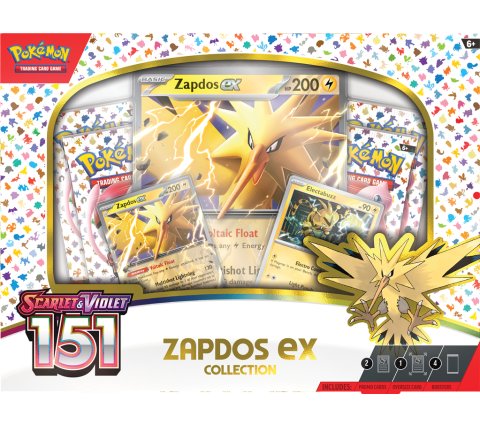 Pokémon Scarlet & Violet 151 Zapdos EX Box