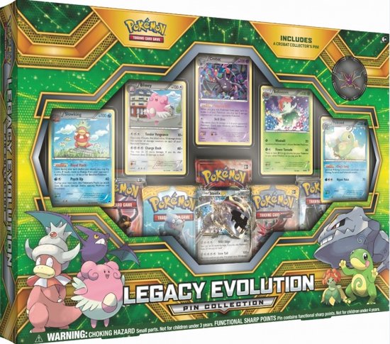 Pokémon Legacy Evolution Pin Collection