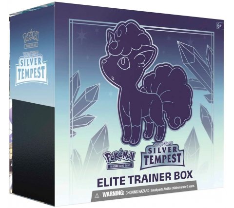 Pokémon Sword & Shield Silver Tempest Elite Trainer Box