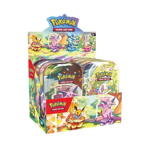 Pokémon Prismatic Evolutions Mini Tin Display PRE ORDER