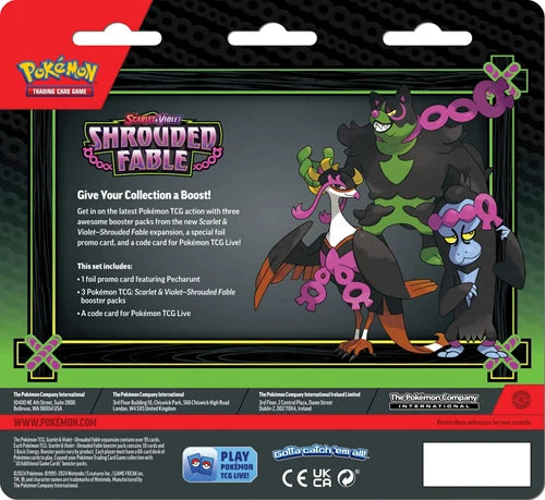 Pokémon Shrouded Fable 3-Pack Blister